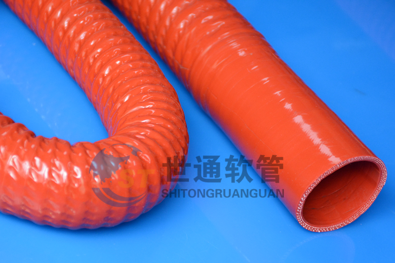 硅胶高温管,硅胶钢丝管,高温软管,耐高温软管,硅胶蒸汽软管